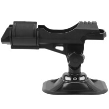Portacanna da pesca regolabile a 360 gradi, universale, resistente agli urti e alla corrosione, base di montaggio Geartrac compatibile, pronto per la