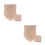 2Pièces Serviettes Beige En Coton Gaufré, Usage Nettoyage, Robustes 7