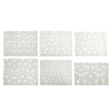 Premium Fabric Table Mats With Waterproof Coating And Heat Resistant Features Washable Reusable Placemats Featuring Durable Dyes Stylish Floral