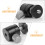 2Pièces Montage Tête Trépied Aluminium Durable 360 Angle Ajustable 7
