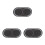 3Pièces Patches Batterie Doubles Pédales Protection Durable 9
