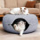 Κρεβάτι Peekaboo Cat Cave – Ανθεκτικό στις γρατσουνιές τούνελ ντόνατ και αποσπώμενο 6