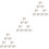 3Pièces Coffret Noir Métal Durable Avec Grande Capacité 5