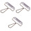 3Pièces Rouleau À Argile Argent Durable Pour Embossage Modélisme 3
