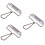 3Pièces Rouleau À Argile Argent Durable Pour Embossage Modélisme 6
