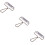 3Pièces Rouleau À Argile Argent Durable Pour Embossage Modélisme 8