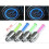 16Pièces Flash LED Roues Couleurs Accessoires 2