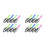 16Pièces Flash LED Roues Couleurs Accessoires 5