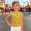 Kids Leopard Glitter Tank Top Yellow Size 150 6