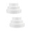 6Pièces Gâteaux Factices En Mousse Blanches Réutilisables Pour Fêtes 8