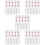 250Ensembles Étiquettes De Marquage En Et Fer Blancs 9