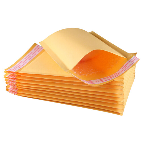 100Pièces Envoi Bulles Orange Douce Lettre 1