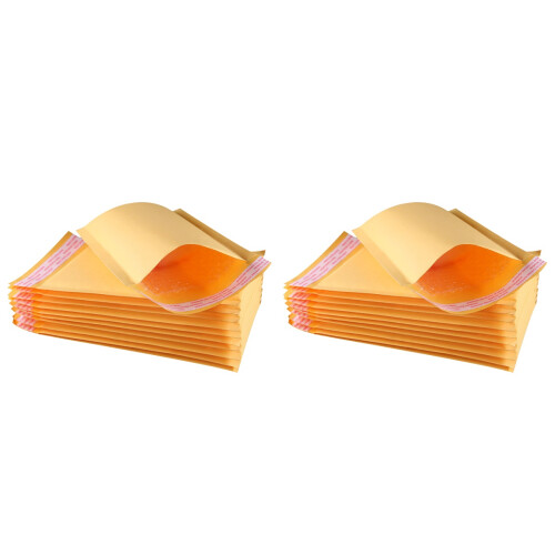 100Pièces Envoi Bulles Orange Douce Lettre 2