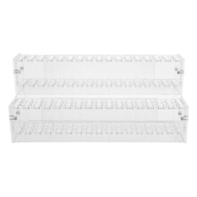 Acrylic Pen Display Stand Transparent Two Tier Pencil Organizer
