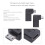 Kit com 2 Adaptadores Micro USB para Tipo C em Ângulo Reto de 90 Graus para Celulares e Tablets Android, compatível com Samsung S7. 5