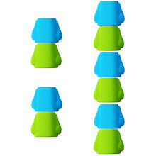 10Pcs Silicone Pet Shower Heads Multi-Use Dog Bath Sprayer for Pets