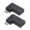 Kit com 2 Adaptadores Micro USB para Tipo C em Ângulo Reto de 90 Graus para Celulares e Tablets Android, compatível com Samsung S7. 8