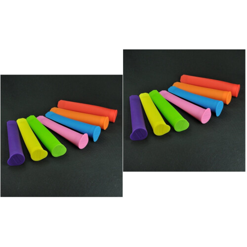 14Pièces Moules À Glace Silicone Robustesse Nettoyage Lavable 2