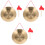 3Ensembles Instruments Percussion Gongs Dorés, Main Stable Et Durable 7