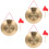 3Ensembles Instruments Percussion Gongs Dorés, Main Stable Et Durable 10