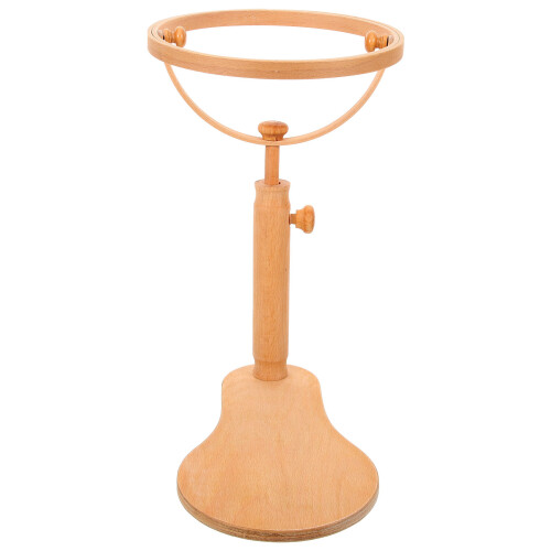 2Pièces Support Cerceau Broderie Bois Durable Portable 2