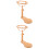2Pièces Support Cerceau Broderie Bois Durable Portable 6