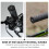 4Pièces Accessoires Cyclisme Embouts Aluminium Noir Solides 10