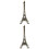 2Pièces Tour Eiffel Métal Souvenir Décoration 4