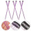 12Pièces Kit Extensions Tinsel Violet Clip Pour Fille 10
