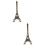 2Pièces Tour Eiffel Métal Souvenir Décoration 6