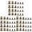 216Pièces Fixations Rivet Pour Artisanat Cuir Sacs Ceintures DIY 3