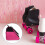 2Pièces De Transport Rose En Tissu Pour , Usage 8
