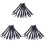 24Pièces Sangles Boucles Noires Fixation Valeur Durable Sécurisée 3