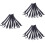 24Pièces Sangles Boucles Noires Fixation Valeur Durable Sécurisée 6