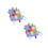 2Pièces Hochet Bébé Tissu Doux Jouets Infantils 5