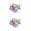 2Pièces Hochet Bébé Tissu Doux Jouets Infantils 8