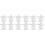 12Pièces Poncho Jetable Transparent Unisexe Durable Et 4
