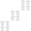 12Pièces Poncho Jetable Transparent Unisexe Durable Et 5