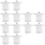 12Pièces Poncho Jetable Transparent Unisexe Durable Et 7