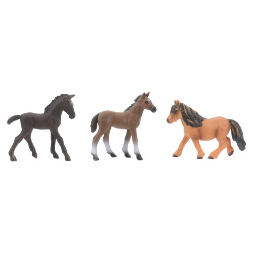 6Pièces Modèles Chevaux Simulés Décorations De Bureau Éducatives 2