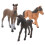 6Pièces Modèles Chevaux Simulés Décorations De Bureau Éducatives 4