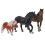6Pièces Modèles Chevaux Simulés Décorations De Bureau Éducatives 11