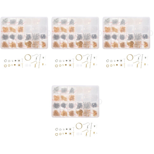 Boucles D'oreilles DIY Alliage Silicone Acier Assortis 2