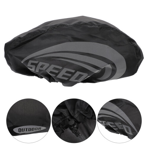 3Pièces Casque Tissu Oxford Noir 2