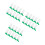 30Pièces Distributeur Perroquet Vert Installation Simple 6