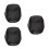 3Pièces Casque Tissu Oxford Noir 6