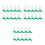 30Pièces Distributeur Perroquet Vert Installation Simple 8