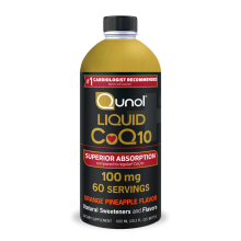 (600 ML) Qunol Liquid CoQ10 Supplement 100 mg - Orange Pineapple Flavour