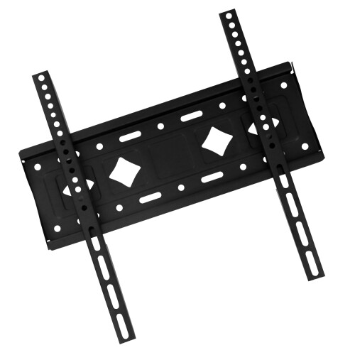 3Pièces Support Mural TV Noir En Fer Pour Usage Domestique Polyvalent 2