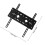 3Pièces Support Mural TV Noir En Fer Pour Usage Domestique Polyvalent 5